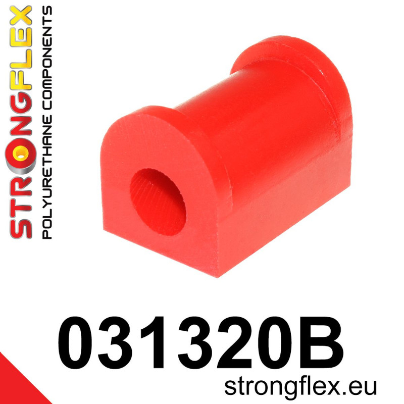 031320B - Rear anti roll bar mounting bush 15-24mm - Polyurethane strongflex.eu