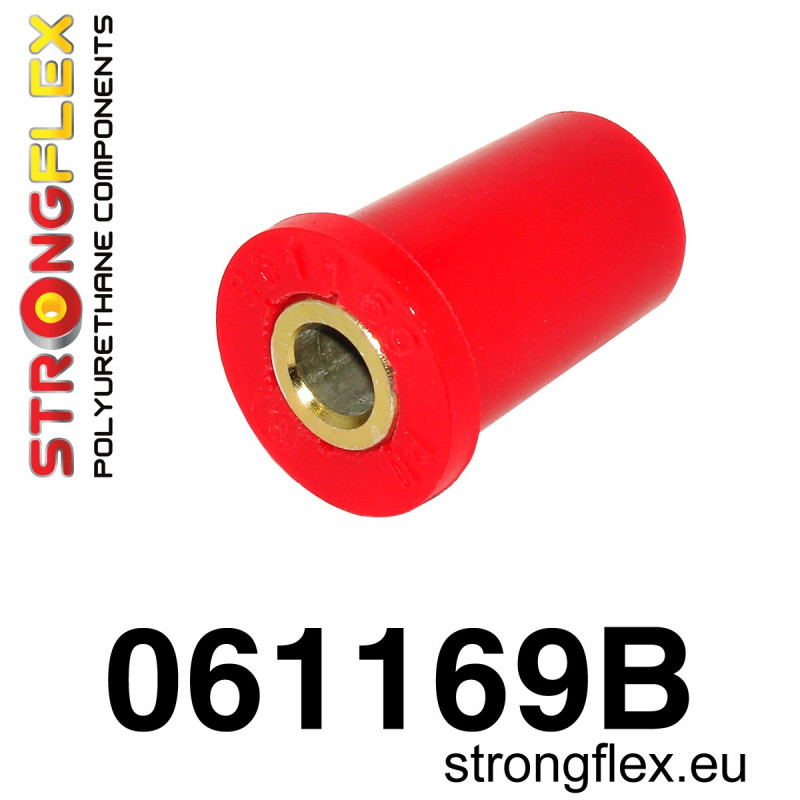 STRONGFLEX|061169B: Tuleja wahacza przedniego - przednia Fiat Barchetta 95-05 Cinquecento 91-98 Seicento 98-08 Uno