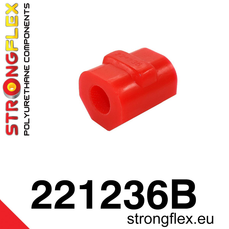 STRONGFLEX|221236B: Front anti roll bar bush Audi 50 74-78 Volkswagen Derby 77-81 Polo I/II 75-94 86