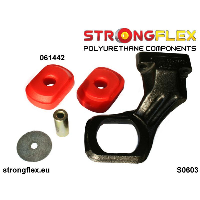 STRONGFLEX|061442A: Einsatz Motor Befestigung (Steuerseite) SPORT Fiat Cinquecento 91-98 Seicento