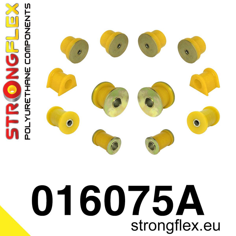 STRONGFLEX|016075A: Front suspension bush kit SPORT Alfa Romeo 147 00-10 type 937 156 97-07 932 GT