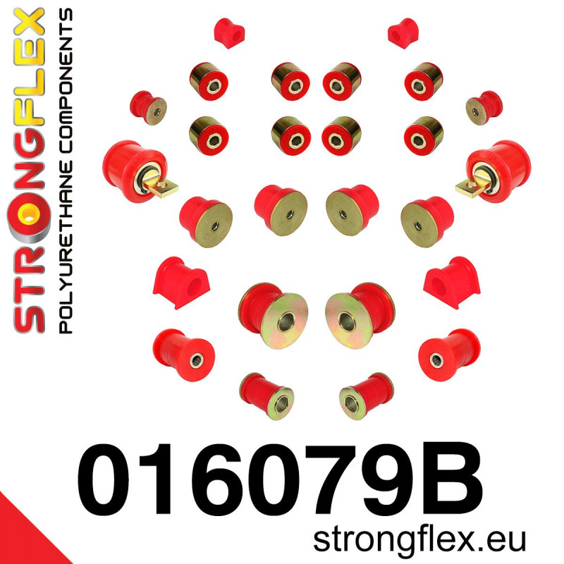 STRONGFLEX|016079B: Full suspension bush kit Alfa Romeo 147 00-10 type 937 156 97-07 932 GT