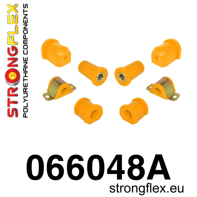 STRONGFLEX|066048A: Zestaw poliuretanowy przedniego zawieszenia SPORT Fiat Cinquecento 91-98 Seicento