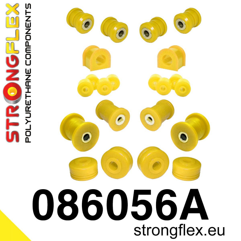 086056A - Zestaw poliuretanowy zawieszenia przedniego SPORT - Poliuretan strongflex.eu