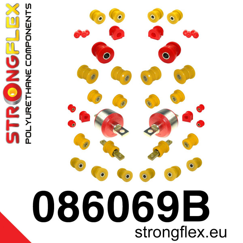 STRONGFLEX|086069B: Kompletny zestaw zawieszenia Honda Civic V 91-95 EG/EH EJ CRX del Sol