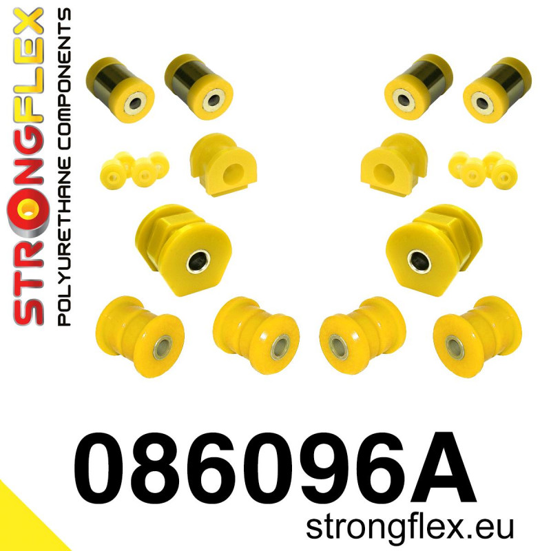 STRONGFLEX|086096A: Front suspension bush kit SPORT Honda Civic VI 95-00 EJ/EK EM MA MB MC JAPAN