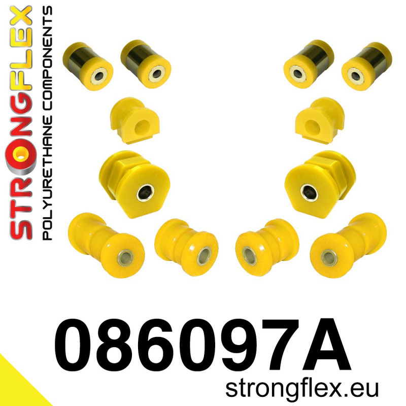 STRONGFLEX|086097A: Front suspension bush kit SPORT Honda Civic VI 95-00 EJ/EK EM MA MB MC JAPAN