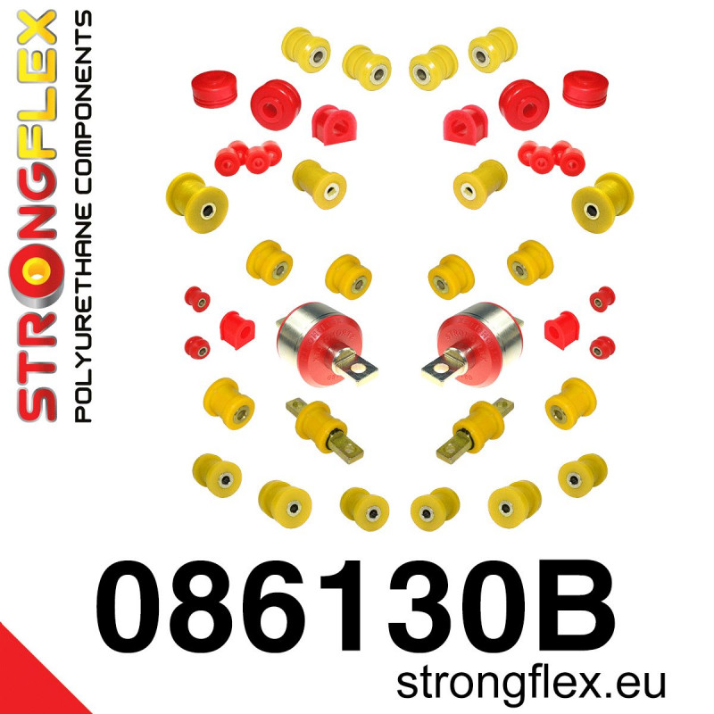 086130B - Zestaw kompletny zawieszenia przedniego i tylnego - Poliuretan strongflex.eu
