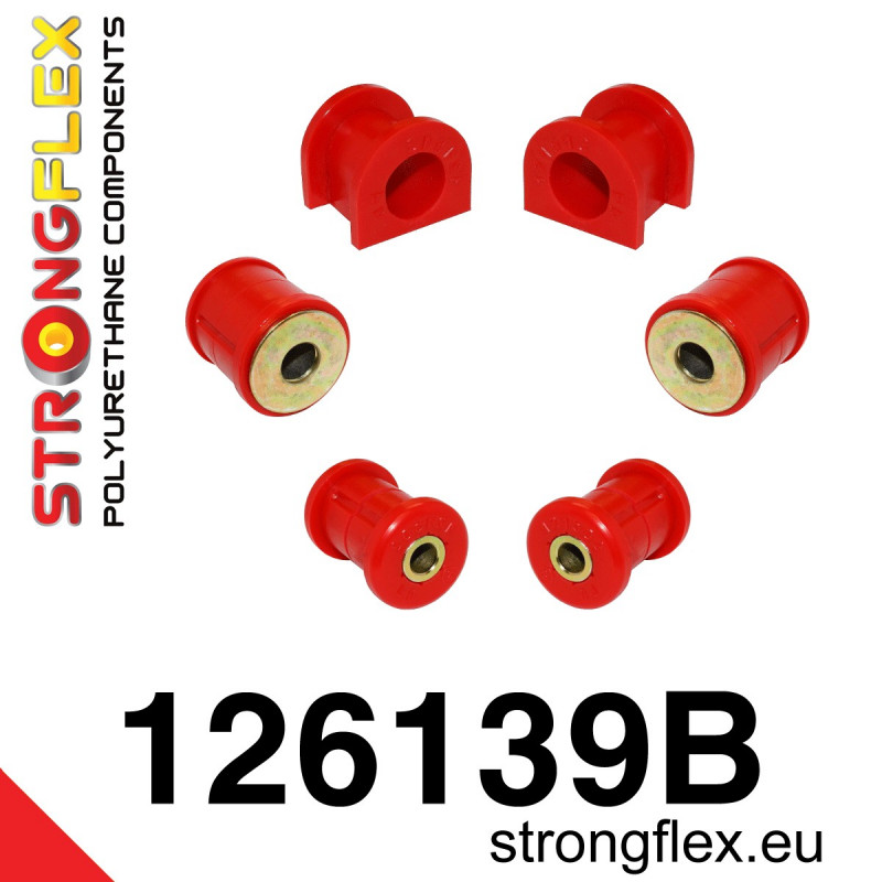 126139B - Zestaw tulei zawieszenia przedniego - Poliuretan strongflex.eu