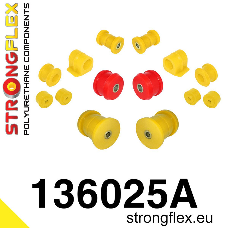 STRONGFLEX|136025A: Full suspension bush kit SPORT Opel/Vauxhall Astra F