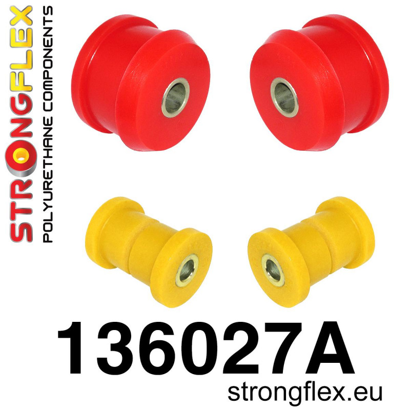 STRONGFLEX|136027A: Zestaw poliuretanowy wahaczy przednich SPORT Opel/Vauxhall Astra F 91-98 Calibra 89-97 Vectra