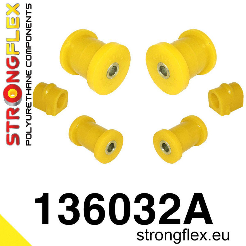 STRONGFLEX|136032A: Front suspension bush kit SPORT Opel/Vauxhall Astra G 98-04 Zafira A 99-05