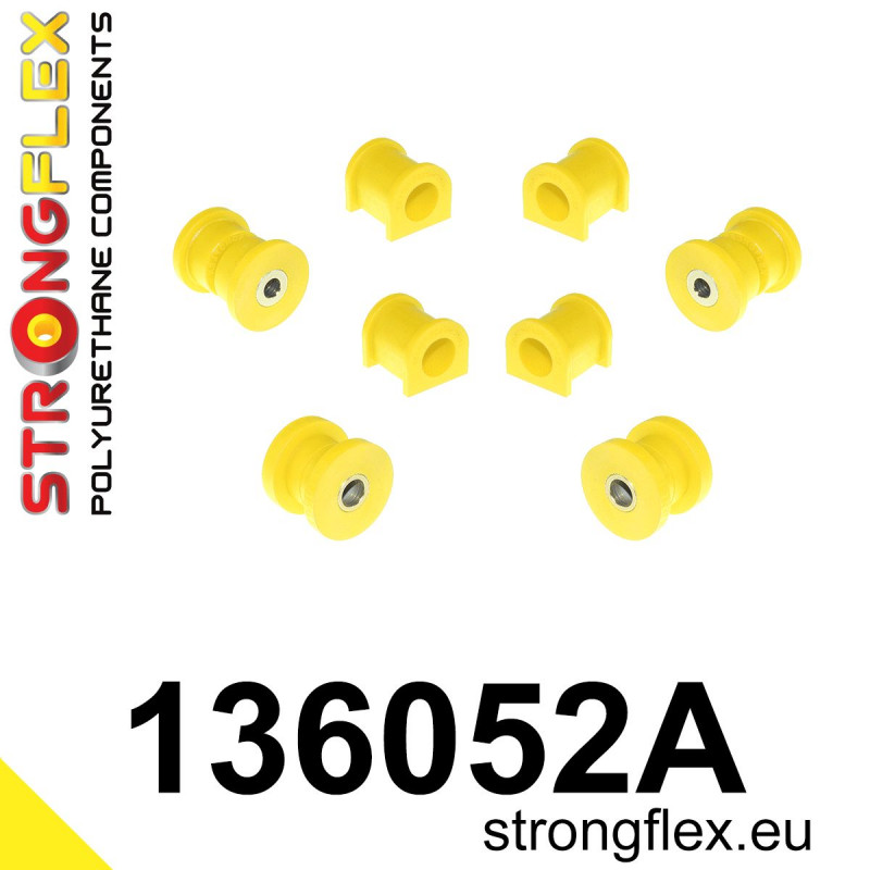 STRONGFLEX|136052A: Zestaw poliuretanowy przedniego zawieszenia SPORT Opel/Vauxhall Corsa Nova Vita B 93-00 S93