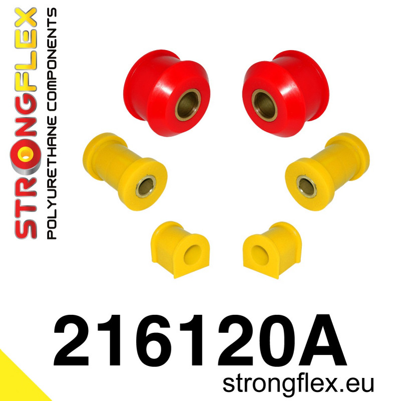 STRONGFLEX|216120A: Front suspension polyurethane bush kit SPORT Toyota Celica VI 93-99 T200 ST202 ST204