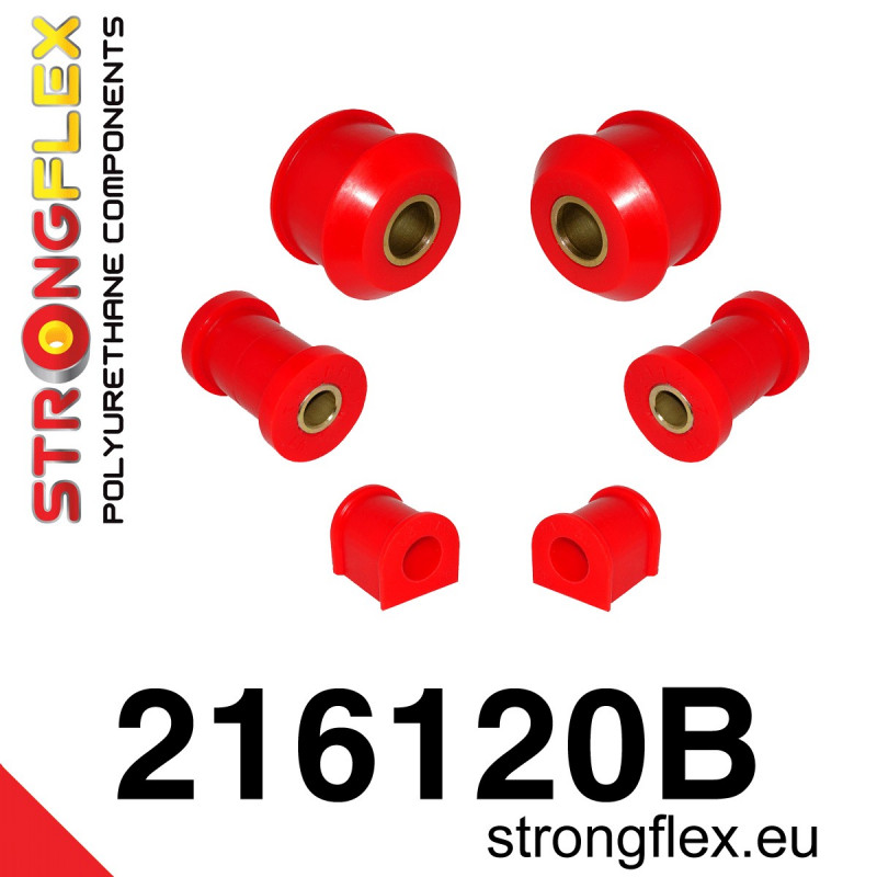 STRONGFLEX|216120B: Front suspension polyurethane bush kit Toyota Celica VI 93-99 T200 ST202 ST204