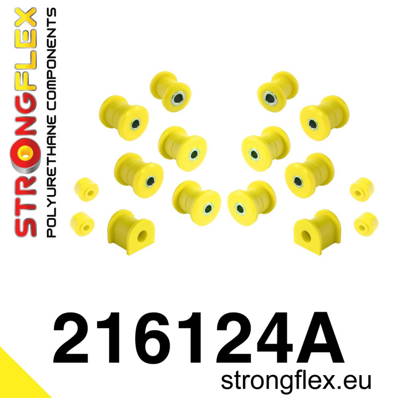 STRONGFLEX|216124A: Rear suspension bush kit SPORT Toyota Land Cruiser Prado II 96-02 J90 4Runner III