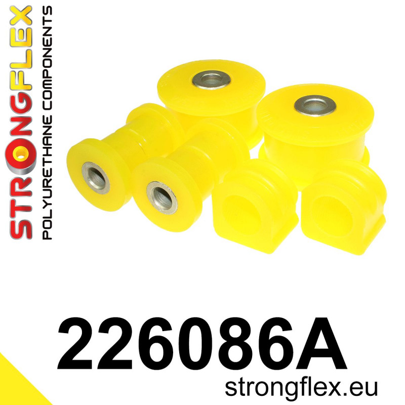 STRONGFLEX|226086A: Front suspension bush kit SPORT Audi A3/S3 RS3 I 96-03 8L 99-03 TT TTS TTRS 8N 99-06 FWD Quattro