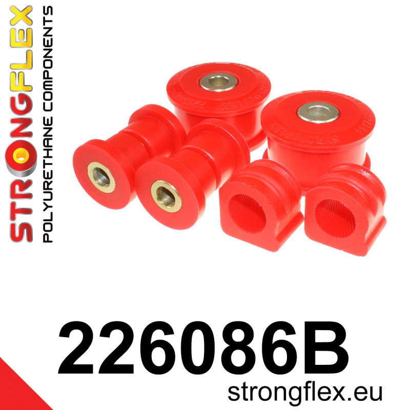 STRONGFLEX|226086B: Front suspension bush kit Audi A3/S3 RS3 I 96-03 8L 99-03 TT TTS TTRS 8N 99-06 FWD Quattro Seat