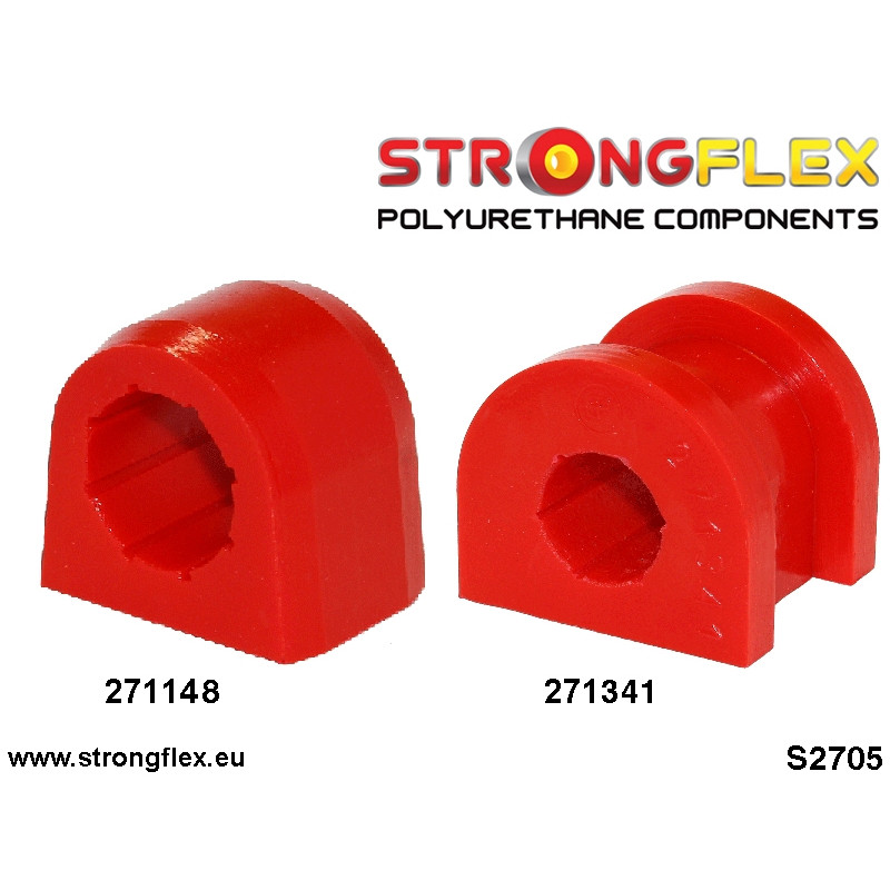 STRONGFLEX|276037A: Rear suspension bush kit SPORT Saab 9-2X 04-06 Subaru Forester I 97-02 SF Impreza 92-00 GM GC GF