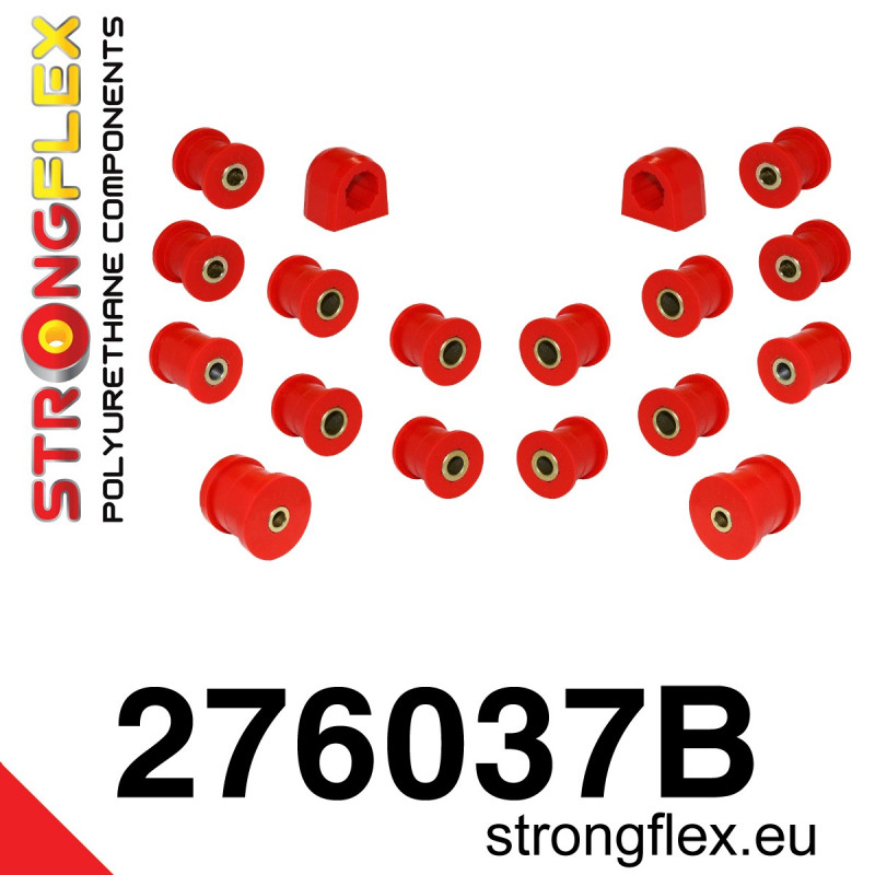 STRONGFLEX|276037B: Zestaw poliuretanowy tylnego zawieszenia Saab 9-2X 04-06 Subaru Forester I 97-02 SF Impreza