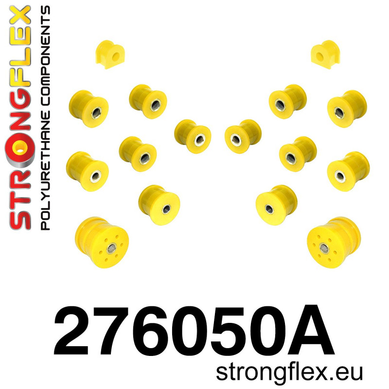 STRONGFLEX|276050A: Polyurethan Buchsensatz Hinterachse SPORT Subaru Alcyone SVX