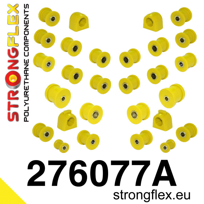 STRONGFLEX|276077A: Suspension bush kit SPORT Saab 9-2X 04-06 Subaru Forester I 97-02 SF Impreza 92-00 GM GC GF II