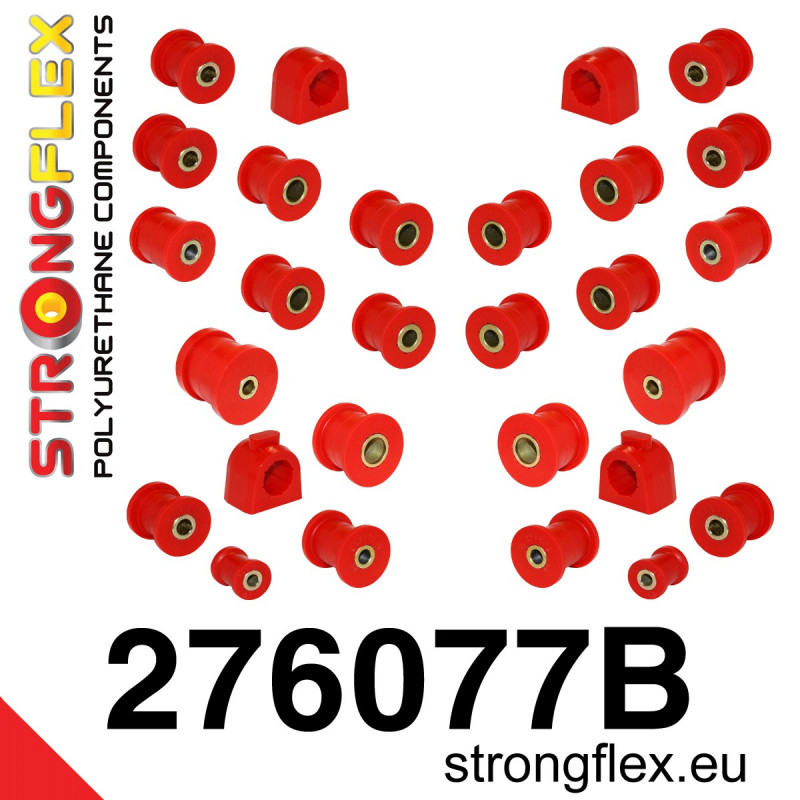 STRONGFLEX|276077B: Zestaw poliuretanowy zawieszenia Saab 9-2X 04-06 Subaru Forester I 97-02 SF Impreza 92-00 GM GC