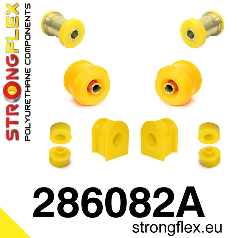 STRONGFLEX|286082A: Front suspension bush kit SPORT Nissan S-chassis 180SX/200SX 240SX Silvia V 88-98 S13 VI 94-99