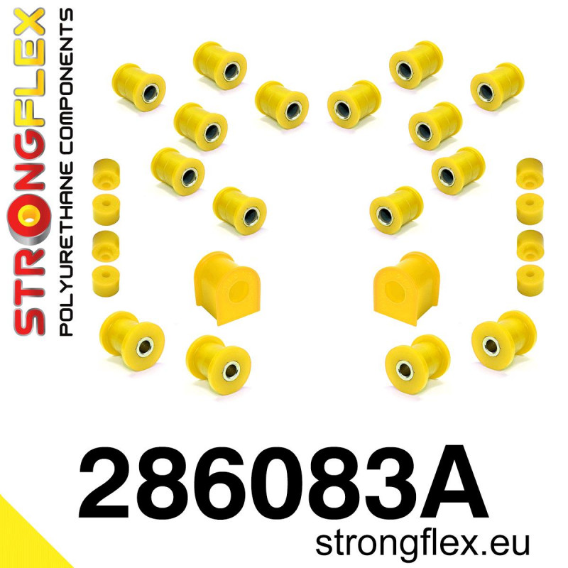 STRONGFLEX|286083A: Rear suspension bush kit SPORT Nissan 300ZX 90-96 Z32 Skyline VIII 89-94 R32 AWD S-chassis