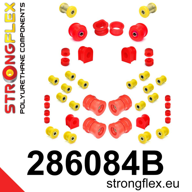 STRONGFLEX|286084B: Kompletny zestaw zawieszenia Nissan S-chassis 180SX/200SX 240SX Silvia V 88-98 S13 Laurel VI