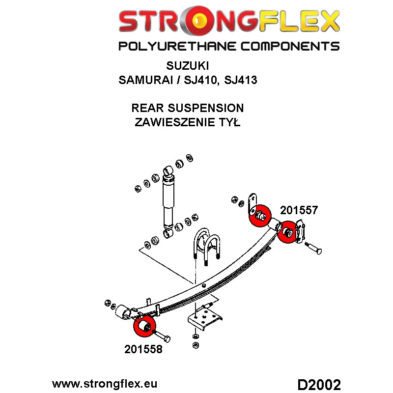 201557B - Shackle Bushing  SPORT - Polyurethane strongflex.eu