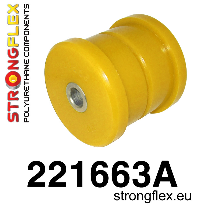 STRONGFLEX|221663A: Tuleja wahacza wzdłużnego przednia SPORT Audi A3/S3 RS3 II 03-13 8P FWD 06-13 Quattro 11-13