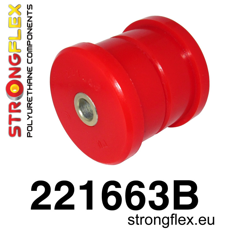 STRONGFLEX|221663B: Tuleja wahacza wzdłużnego przednia Audi A3/S3 RS3 II 03-13 8P FWD 06-13 Quattro 11-13 A1 S1 I