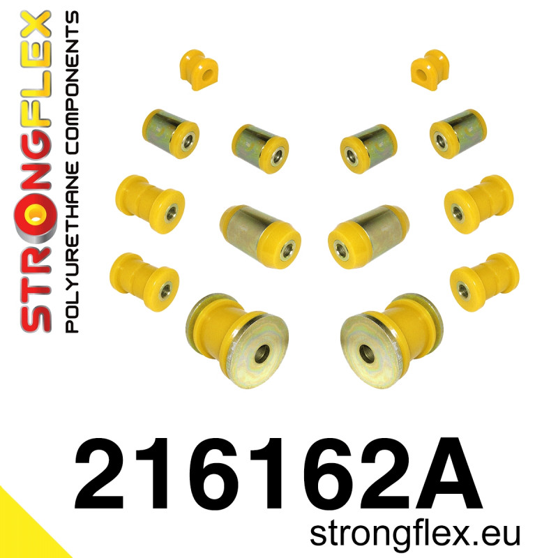 STRONGFLEX|216162A: Polyurethan Buchsensatz Hinterachse SPORT Toyota Celica VII 99-06