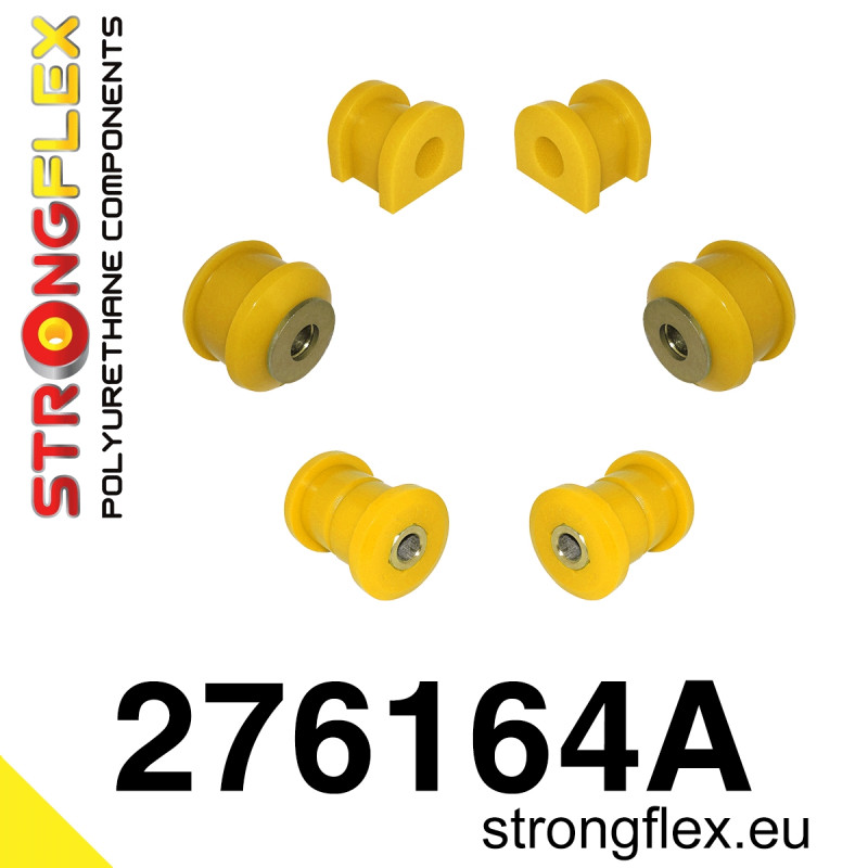 STRONGFLEX|276164A: Front suspension polyurethane bush kit SPORT Subaru Forester III 09-13 SH Impreza 07-14 GE GV GH