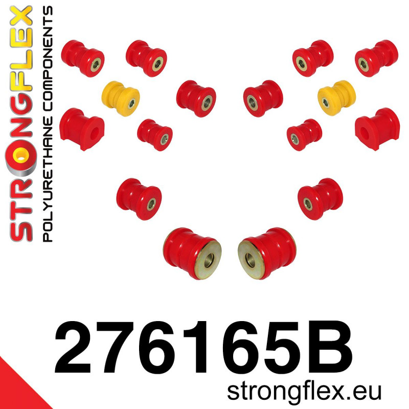 276165B - Rear suspension polyurethane bush kit - Polyurethane strongflex.eu