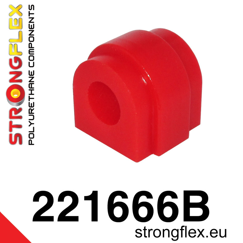 STRONGFLEX|221666B: Hintere Stabibuchse Audi A3/S3 RS3 II 03-13 8P 03-13 06-13 Quattro 11-13 A1 S1 I 10-18 8X Seat