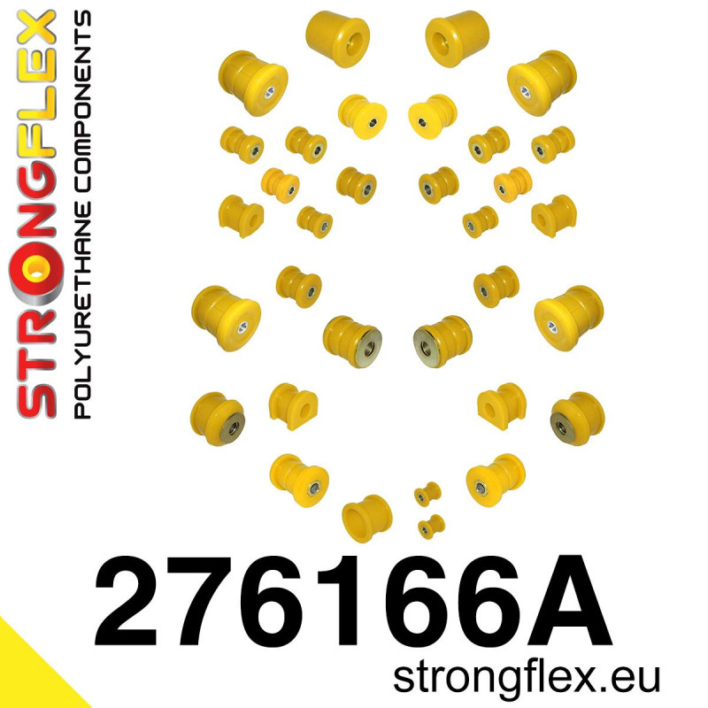 276166A - Full suspension bush kit SPORT - Polyurethane strongflex.eu