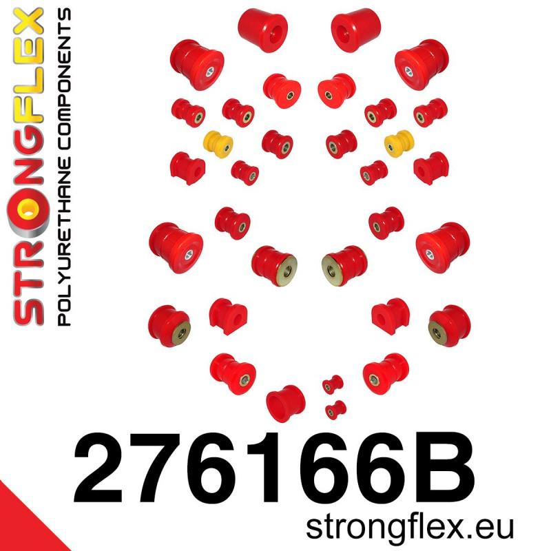 276166B - Full suspension bush kit - Polyurethane strongflex.eu