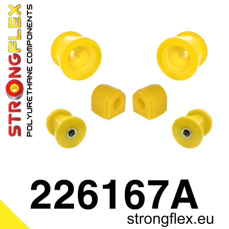 STRONGFLEX|226167A: Front suspension bush kit SPORT Audi A3/S3 RS3 II 03-13 8P FWD 06-13 Quattro 11-13 Seat Leon