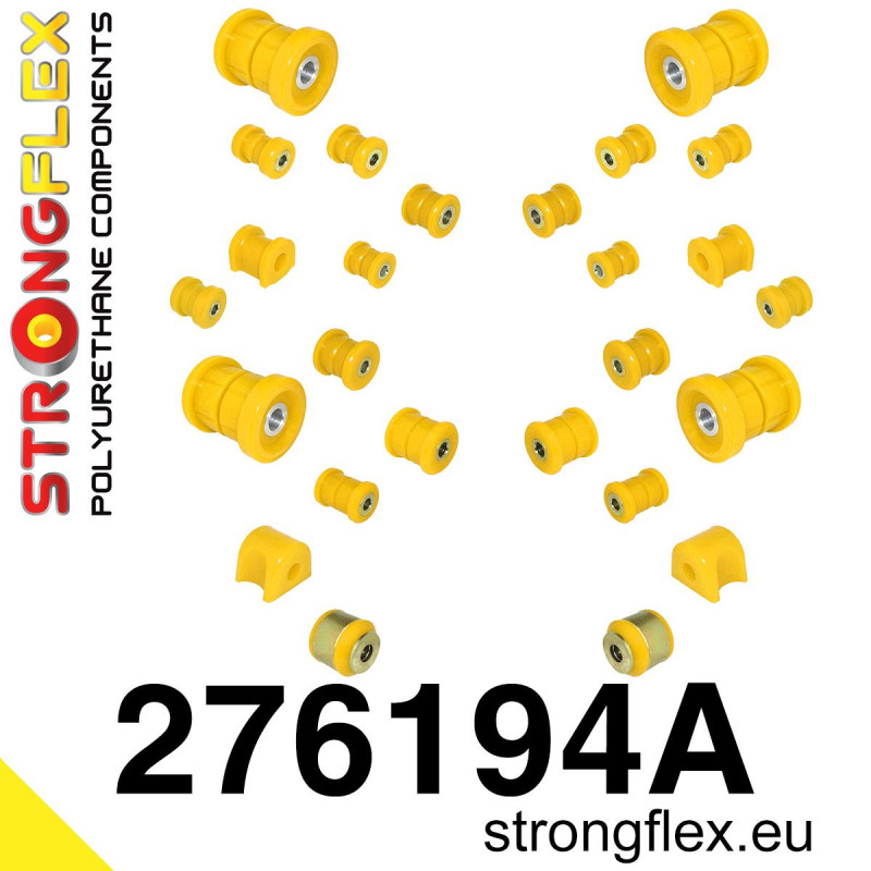 276194A - Full suspension bush kit SPORT - Polyurethane strongflex.eu