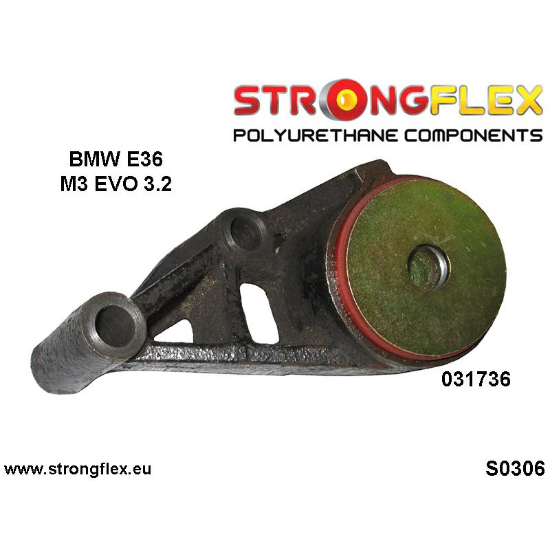 STRONGFLEX|031736A: Hinterachse, Differentialaufhängung vordere Buchse SPORT BMW Seria 3 III 90-99 E36 92-99