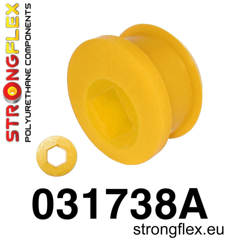 STRONGFLEX|031738A: Tuleja wahacza przedniego niecentryczna - wahacz E46 SPORT BMW Seria 3 II 82-91 E30 III 90-99