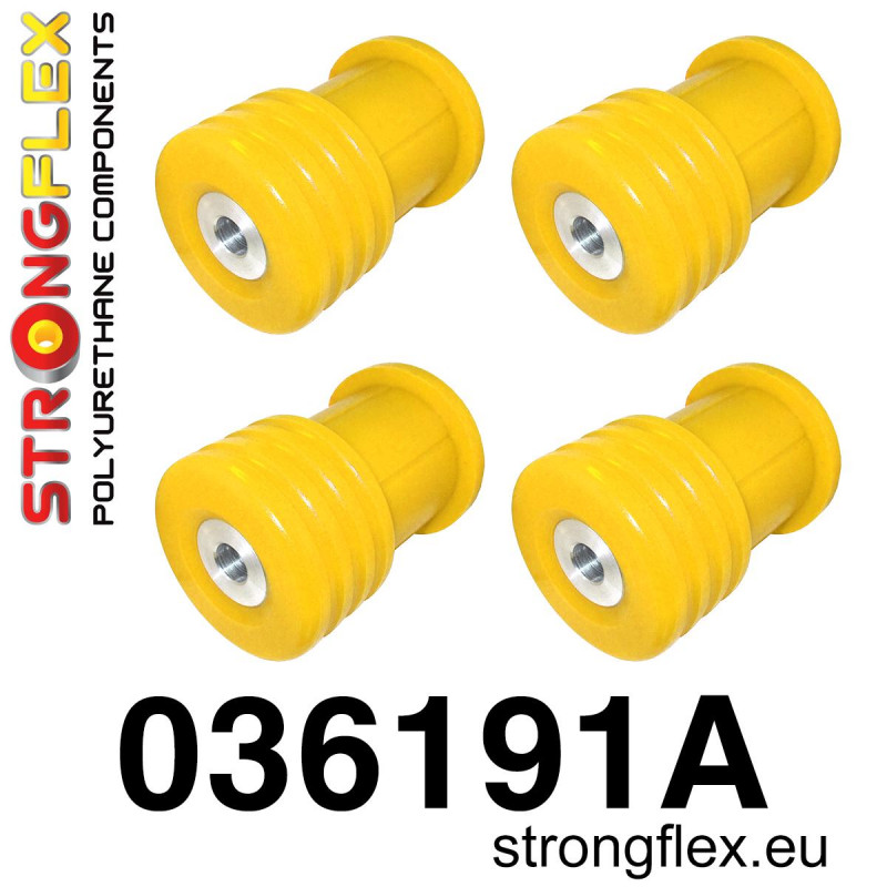 STRONGFLEX|036191A: Polyurethan Buchsensatz für Hinterachsträger- Tonnenlager SPORT BMW Seria 5 IV 95-03 E39