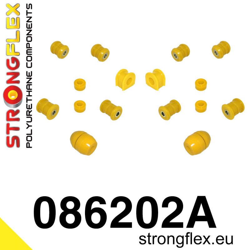 STRONGFLEX|086202A: Front suspension bush kit SPORT Honda Prelude IV 92-96