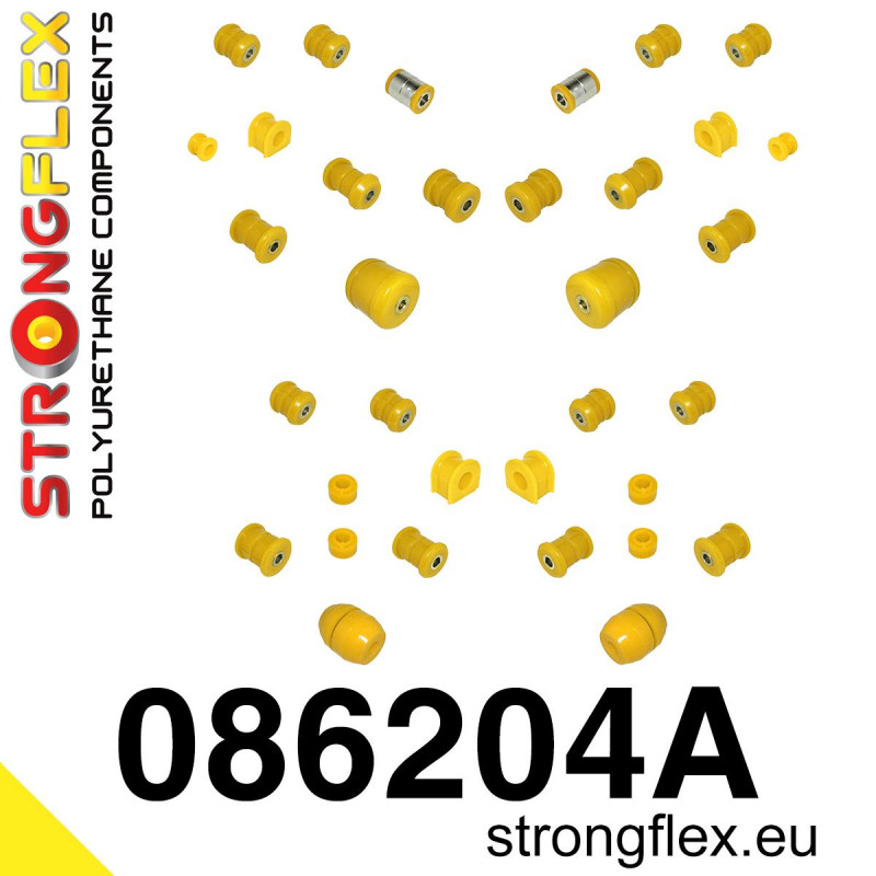 STRONGFLEX|086204A: Kompletny zestaw zawieszenia SPORT Honda Prelude IV 92-96