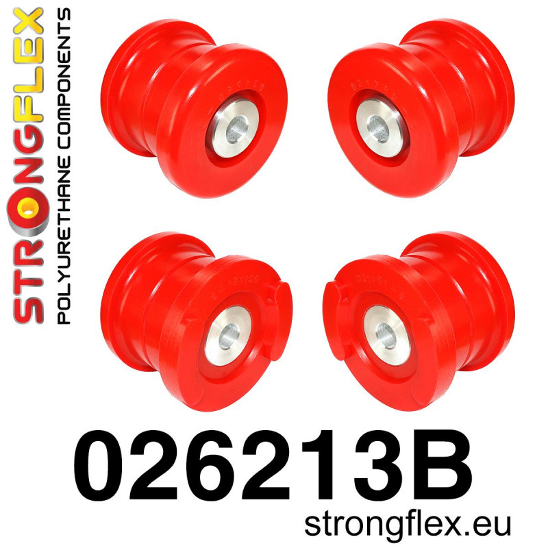 STRONGFLEX|026213B: Zestaw tulei belki przedniej Audi A6/S6 RS6 C6 04-11 Quattro Allroad FWD