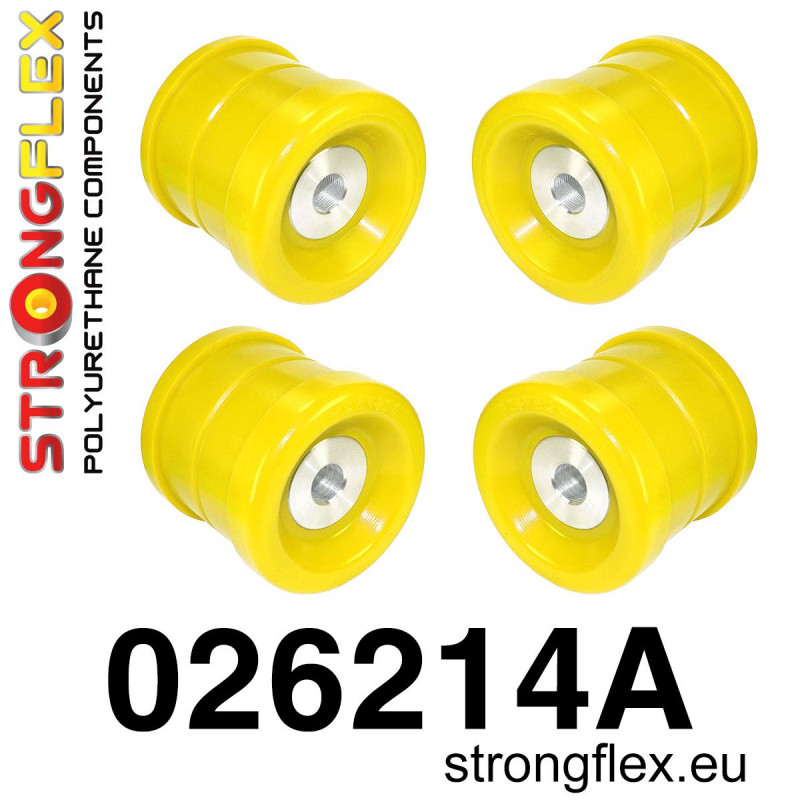 STRONGFLEX|026214A: Buchsensatz Hinterachsträger SPORT Audi A6/S6 RS6 C6 04-11 Quattro Allroad FWD 07-10 A4 S4 RS4