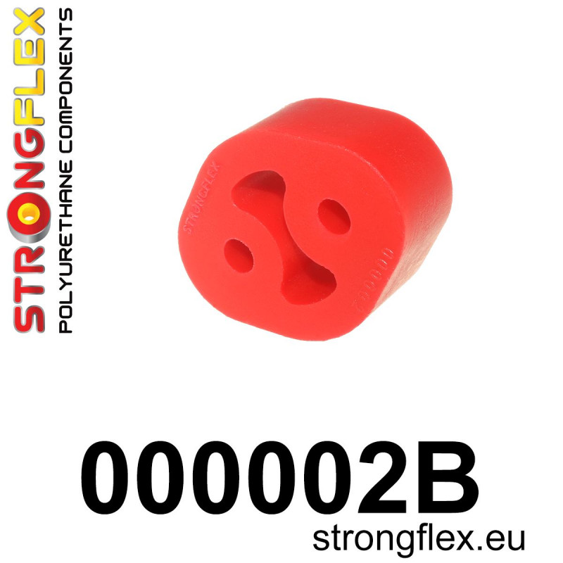 STRONGFLEX|000002B: Exhaust mount hanger 27mm Shock absorber bump stop Exhaust mount