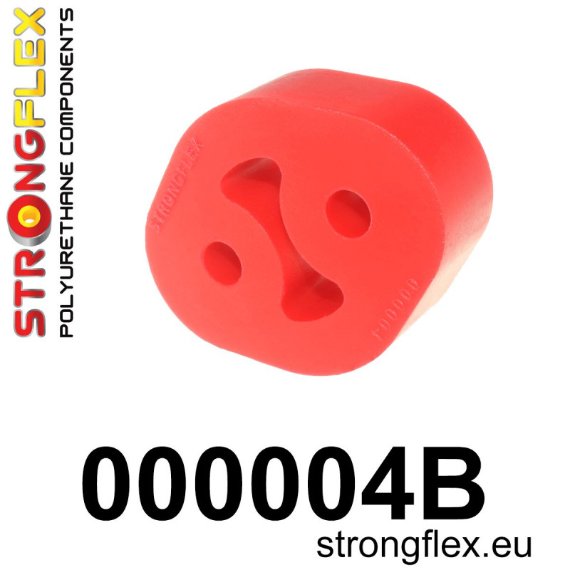 STRONGFLEX|000004B: Universal Auspuffhalter 36mm Subaru Impreza I 92-00 GM GC GF II 00-07 GD GG Stoßdämpfer